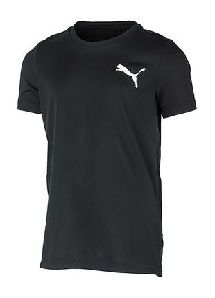 Детская Футболка Puma ACTIVE Small Logo Tee Черный 128 (58698001)