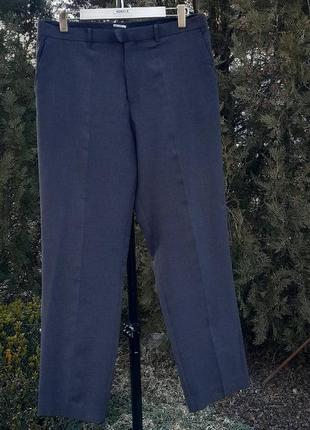 Мужские серые классические брюки
