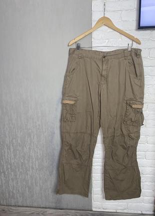 Хлопковые брюки брюки брюки с накладными карманами george 36р ...
