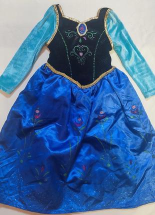 Карнавальное маскарадные платье анна холодное сердце принцесса