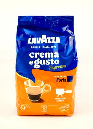 Кофе в зернах Lavazza Crema E Gusto Espresso Forte 1 кг Италия