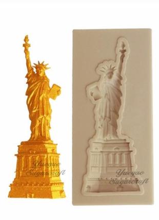 Кондитерский молд "статуя свободы" - размер молда 8*3,5см, сил...