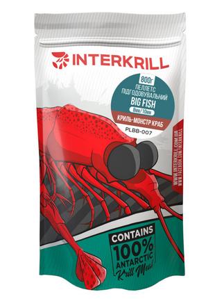 Пеллетс Interkrill Big Fish (8mm & 10mm) Криль-Монстр Краб (PL...