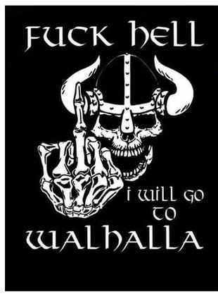 Шеврон патч "Fuck hell i will go to walhalla" Шевроны на заказ...