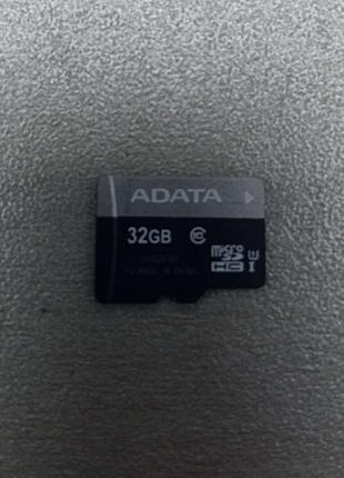 Карта флеш пам'яті Б/У MicroSD 32Gb