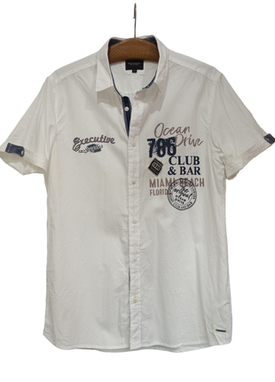 Сорочка з коротким рукавом, рубашка з написами broadway