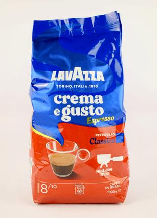 Кофе в зернах Lavazza Espresso Crema E Gusto Classico 1кг. (Ит...