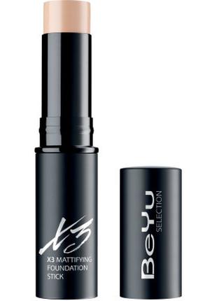 Корректор для лица BeYu X3 Mattifying Foundation Stick 07 - Li...