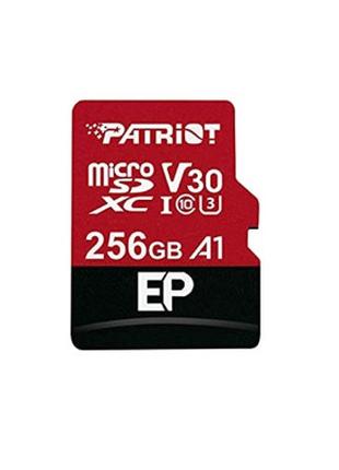 Картка пам'яті Patriot 256 GB microSDXC class 10 UHS-I/U3 EP A...