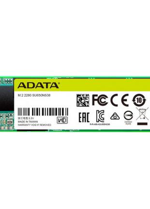 Накопитель SSD M.2 2280 256GB ADATA (ASU650NS38-256GT-C)