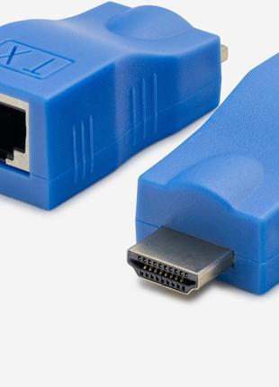 HDMI подовжувач через один кабель, звита пара до 30 метрів