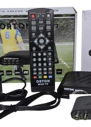 ORTON mini T2 цифровой эфирный DVB-T2 ресивер (тюнер Т2)