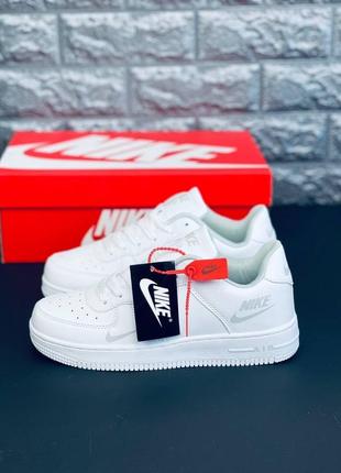 Кроссовки мужские nike air force, белые качественные кроссовки...