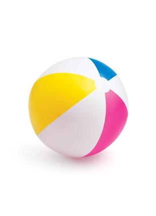 Пляжный мяч надувной Полосатый арт.59030 размер 61см, см. опис...