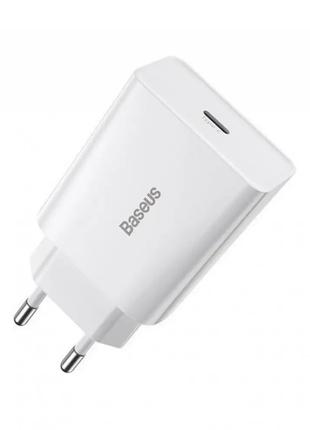 Сетевое зарядное устройство Baseus USB Type C 20W Speed ​​Mini...