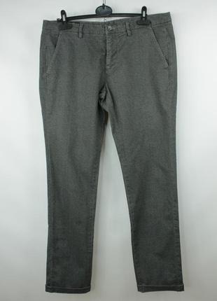 Качественные брюки брюки брючины чино mason's italy gray cotto...