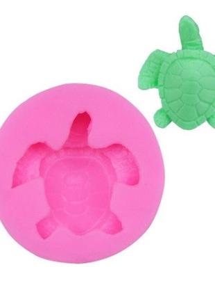 Молд кондитерский "черепаха" - диаметр молда 4,5см, силикон