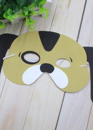 Детская маска "собачка" - размер маски 25*11см