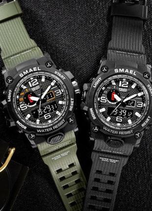 Армейские электронные мужские спортивные наручные часы smael