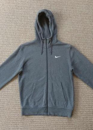 Nike club swoosh full zip hoodie худи кофта на змейке оригинал...