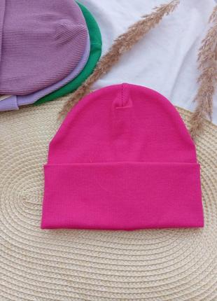 Детские шапочки рубчик шапка детская для девочки