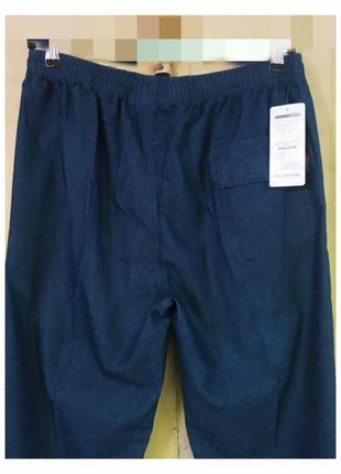Повседневные мужские брюки брюки, пояс на резинке, большой размер