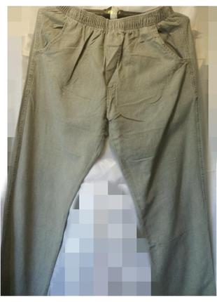 Летние мужские брюки брюки брюки, пояс резинка, тонкие, легкие...