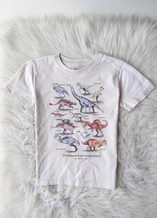 Хлопковая футболка с динозавром дино dino next
