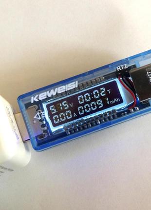 USB тестер Измеритель напряжения тока емкости KWS-V21