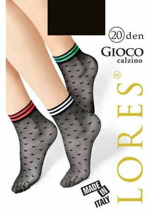 Модні жіночі шкарпетки lores "gioco" 20 den