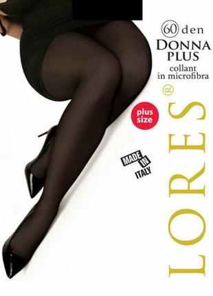 Колготки великого розміру lores "donna plus" 60 den