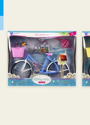 Велосипед для куклы BYL607-1 (48шт/2) 2 вида, в коробке 31*6.5...