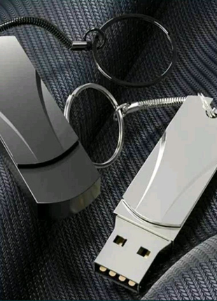 Флешка Jaster 256Gb ГБ срібляста в металевому корпусі Flash Drive