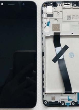 Дисплей (LCD) Xiaomi Redmi 7A з сенсором чорний + рамка