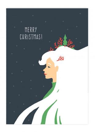 Листівка кросворд-побажання Merry Christmas for Her