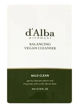 Средство для умывания DALBA Mild Skin Balancing Vegan Cleanser, 3