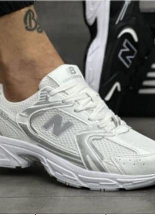 Мужские спортивные кроссовки 42 размер ( 26,5 см ) белые модны...