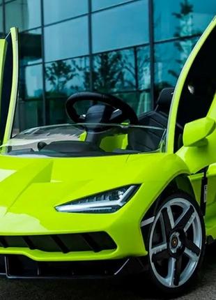 Детский электромобиль Lamborghini Centenario (зеленый цвет) + ...