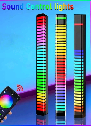 RGB Еквалайзер Лампа 3D Музична Симфонія Кольору