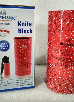 Подставка для ножей Bohmann BH 6166 red