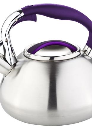 Чайник со свистком Bohmann BH 7602-30 violet 3 л.