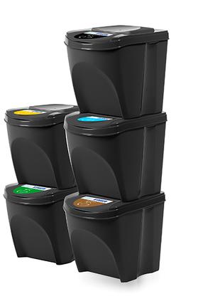 Набір контейнерів для сортування відходів Noveen GSB255