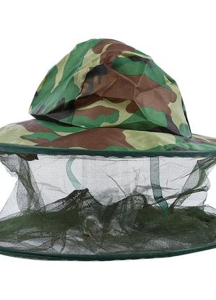 Шляпа с сеткой от комаров (хлопок)