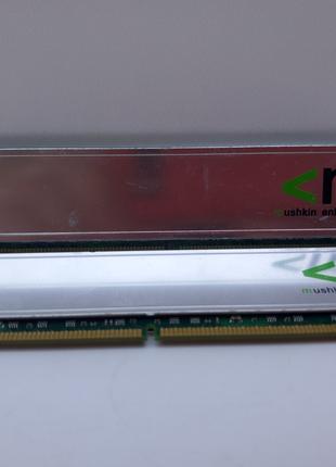 Оперативная память Mushkin 2Gb Kit (2x1Gb) DDR2 PC2-6400