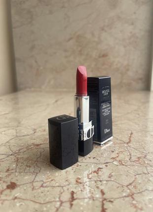 Dior помада мініатюра червона помада