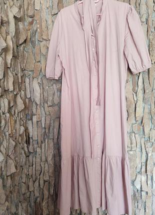 Платье миди, розовое платье, сарафан, летнее платье, платье 2023