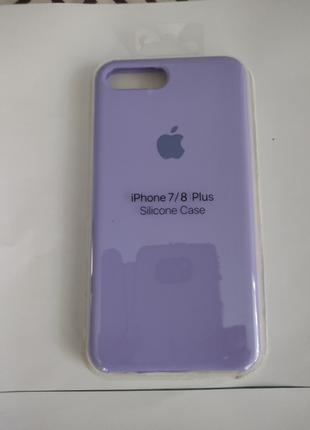 Чехол Silicone Case iPhone 7 Plus/8 Plus (39) Elegant purple.