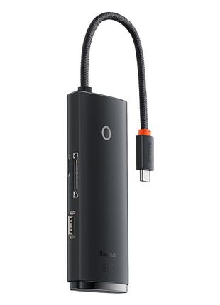 USB-хаб концентратор Baseus Lite Series USB Type C - 2 x USB 3...