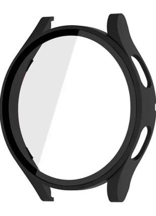 Чохол зі склом для Samsung Galaxy Watch 6 44 мм (чорний)