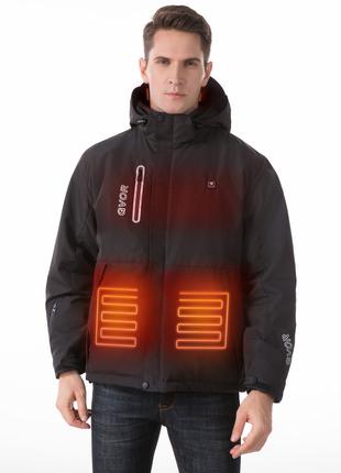 (розмір L) Куртка мужская с подогревом. GVOR Heated jacket for...